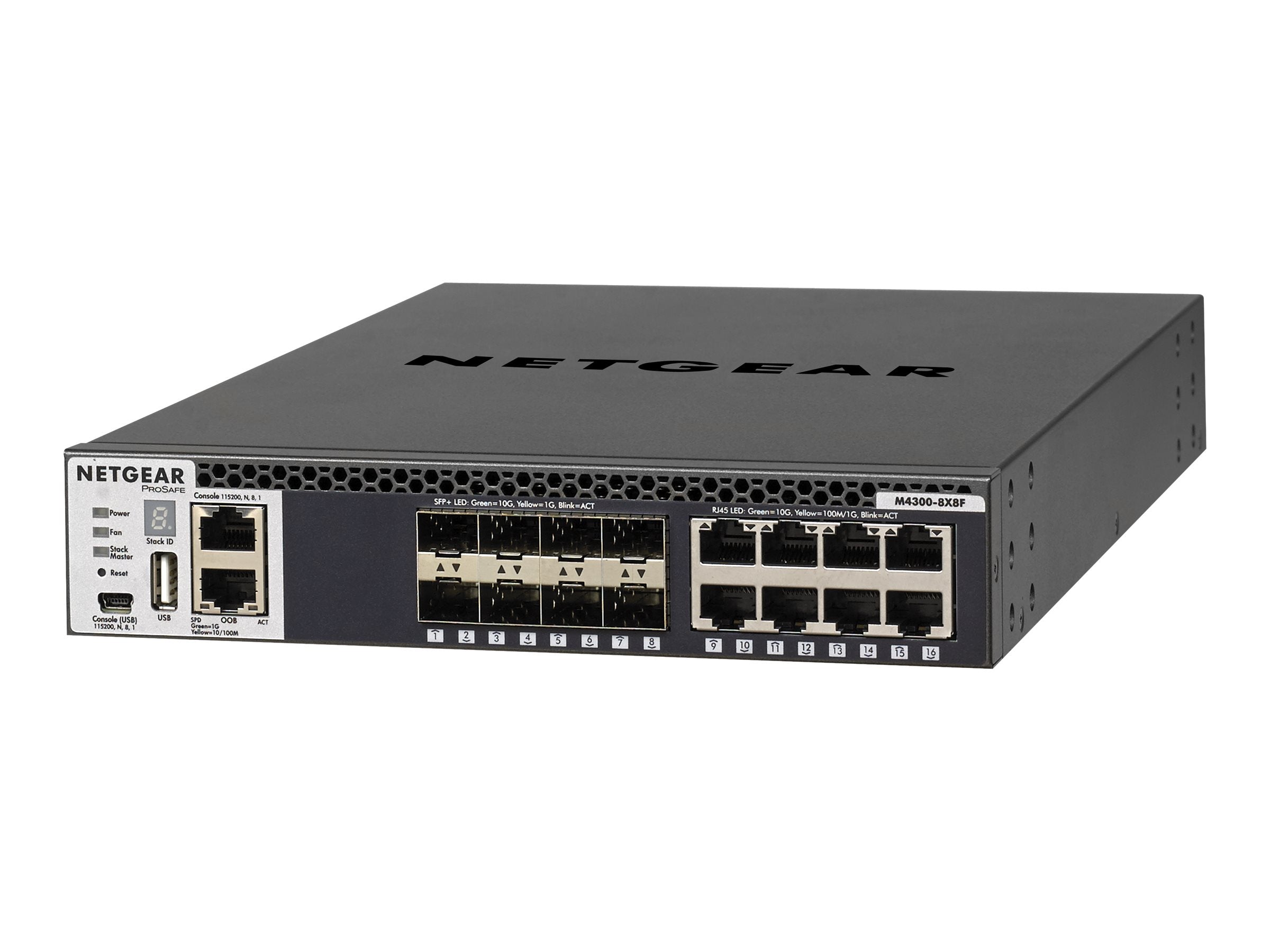 M4300-8X8F Stackable mgd.Switch 16xXGENT