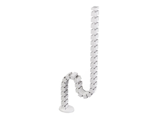 FELLOWES Cable tube 130cm with weighted base plate White