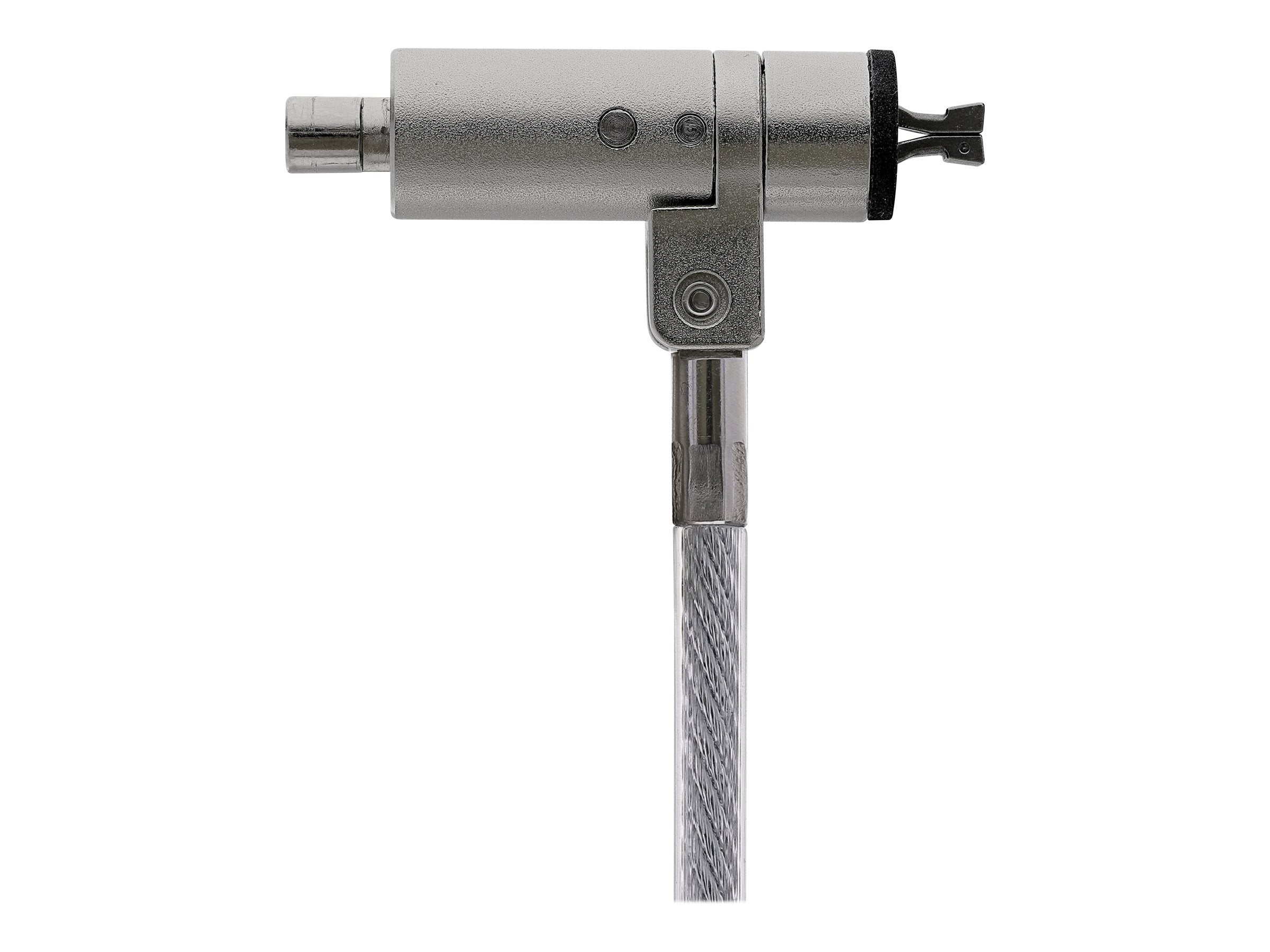 TNB Ultraresistant Braided Steel Cable With Pvc Coating And Zinc Lock Fine And Adjustable Pivoting Head To Attach It Comfortably