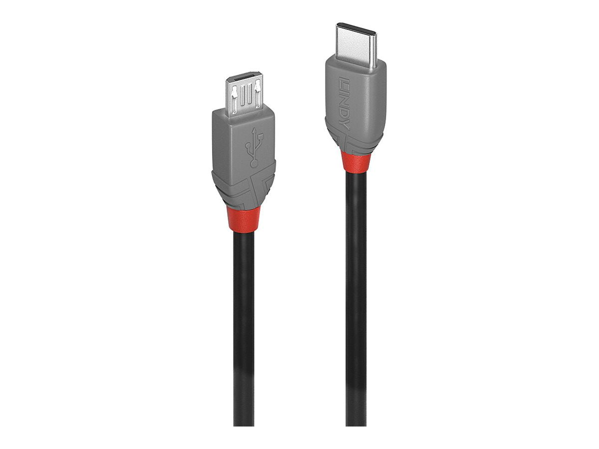 LINDY Câble USB 2.0 Type C vers Micro-B Anthra Line 2m