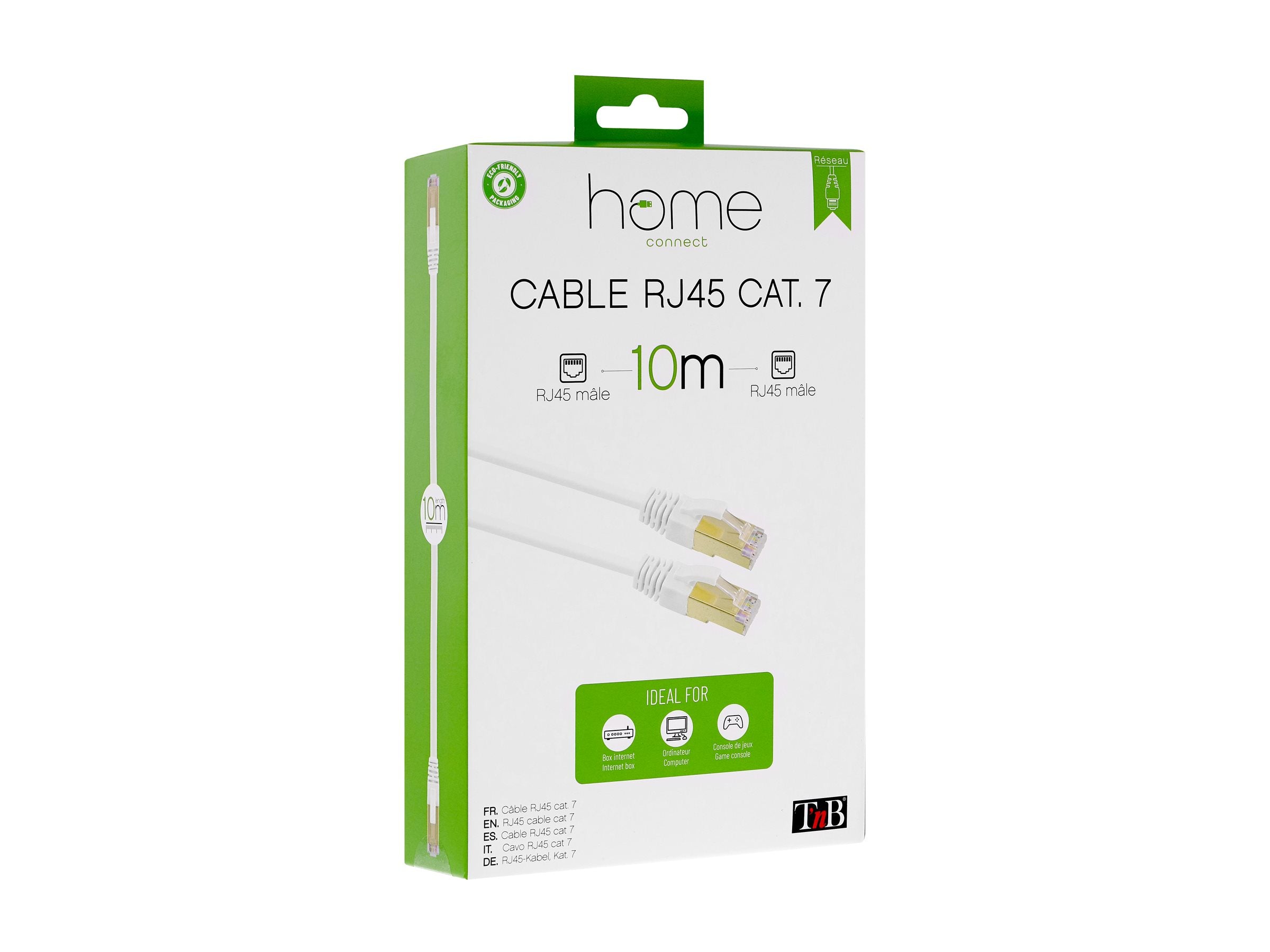 TNB Câble RJ45 CAT.7 10m - blanc