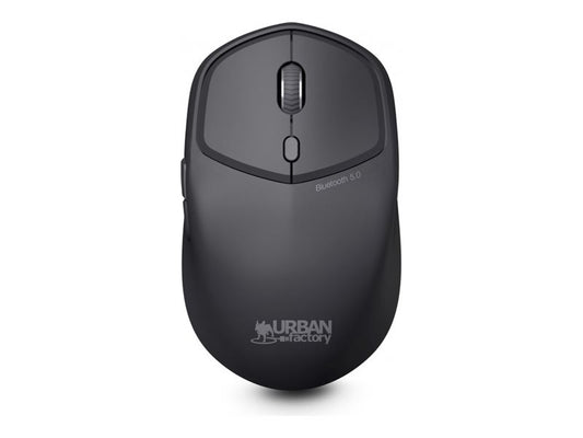 URBAN FACTORY Onlee Color Ambidextrous 1600dpi Bluetooth 5.0 Mouse - Black