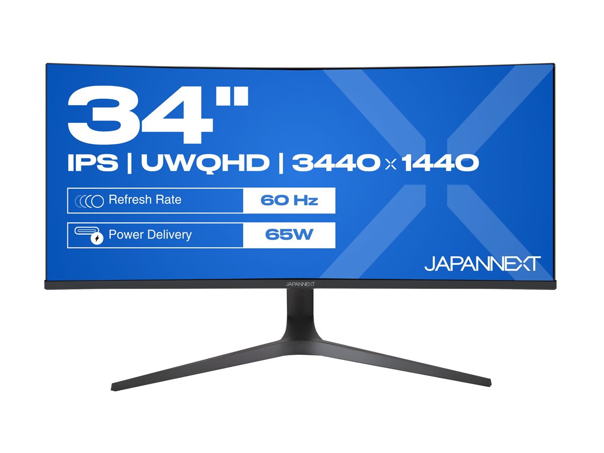JAPANNEXT JNIPS340UWQHD60CC65WHS  Ecran LED 34 UWQHD(3440x1440)60Hz  IPS  300 c