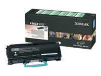 LEXMARK X463, X464, X466 cartouche de toner noir haute capacité 15.000 pages pack de 1 retour programme
