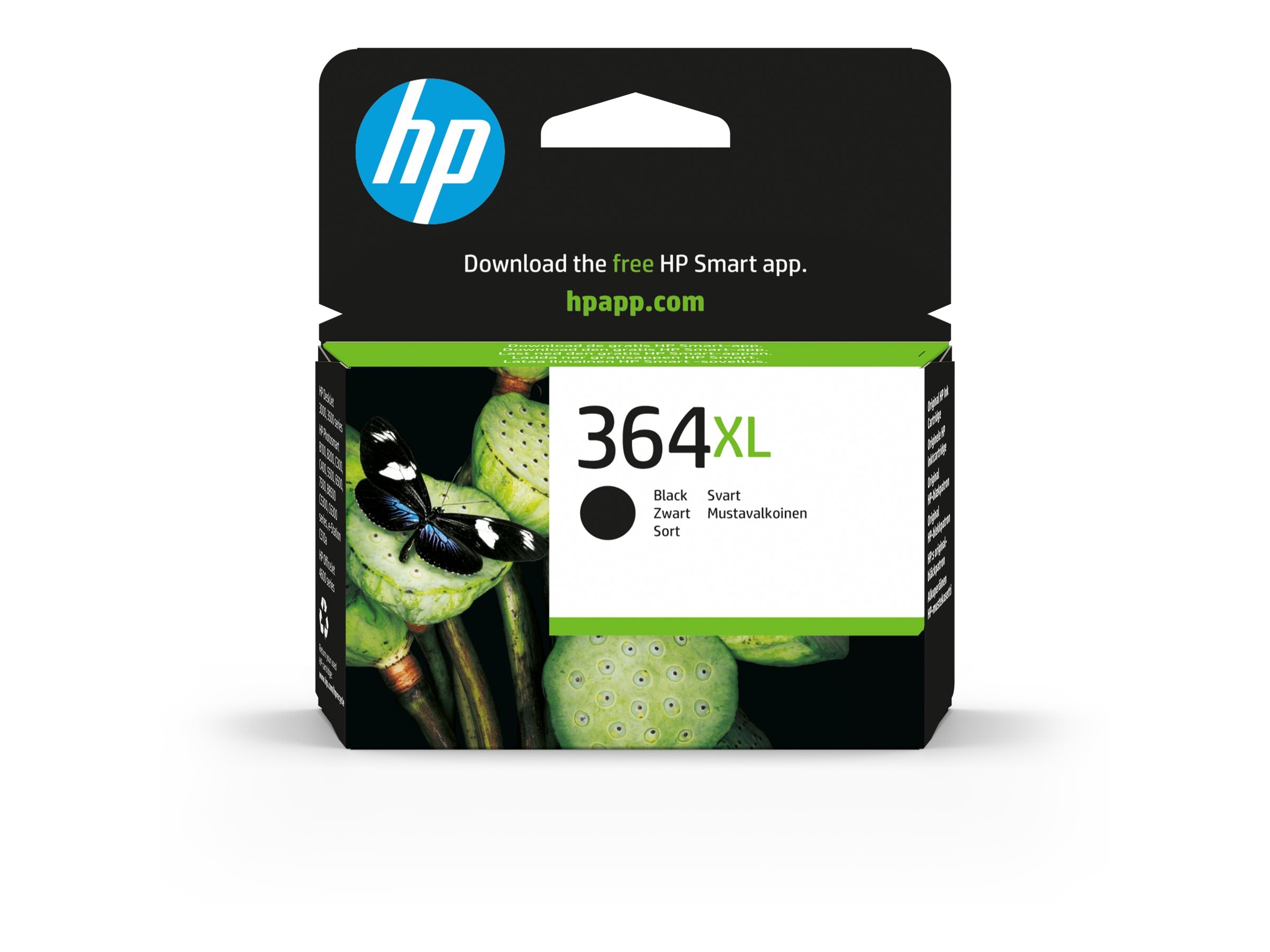 HP 364XL original Ink cartridge CN684EE 301 black high capacity 550 pages 1-pack Blister multi tag