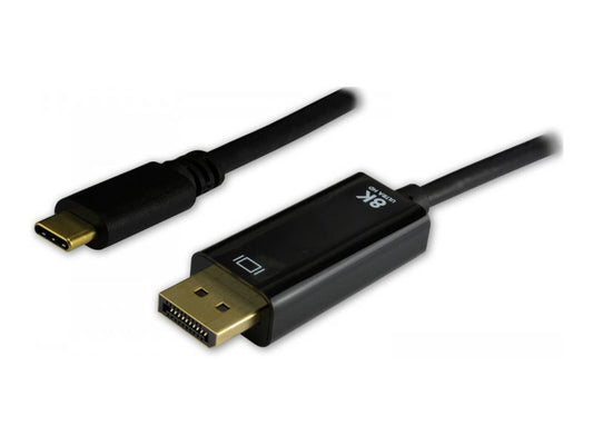 MCL Câble USB type C mâle / DisplayPort 1.4 mâle - 1.8m