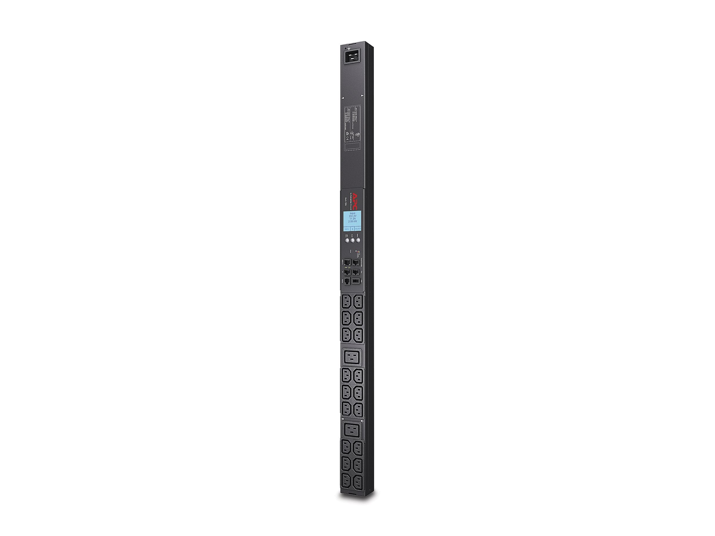 APC Rack PDU 2G Metered ZeroU 16A 230V (18) C13 et(2) C19 - IEC309 Cord