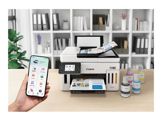 CANON MAXIFY GX6150 MegaTank MFP colour inkjet CISS Legal 216x356mm A4 24ipm Print 350sheets USB Wi-Fi LAN