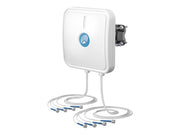 QUWIRELESS Tri-Band 2.4/5-7 GHz WiFi 6E/7 8x8 MIMO Sector Panel RP-TNC Wall/Mast Antenna