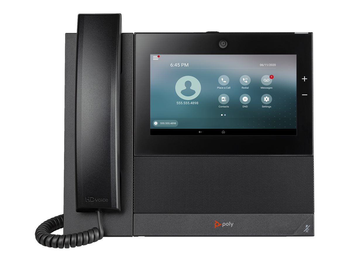 POLY CCX 700 VisioPhone IP PoE OpenSIP avec combiné
