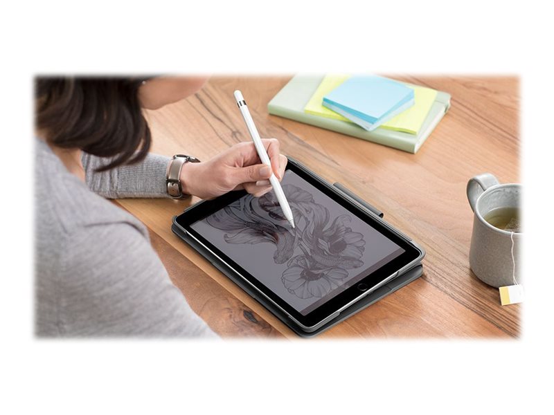 LOGITECH Slim Folio for iPad 7th & 8th generation - Graphite - Fra