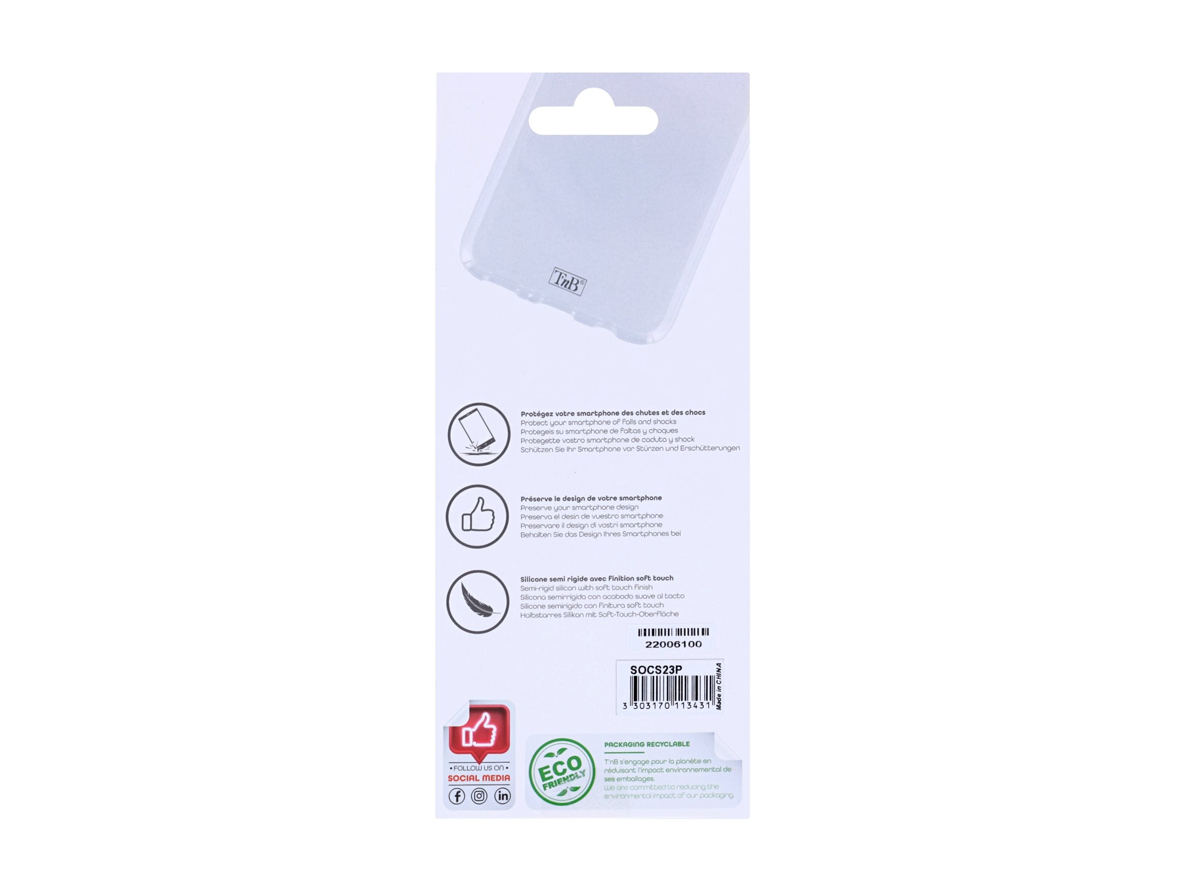 TNB Soft case Samsung S23 Plus - Transparent