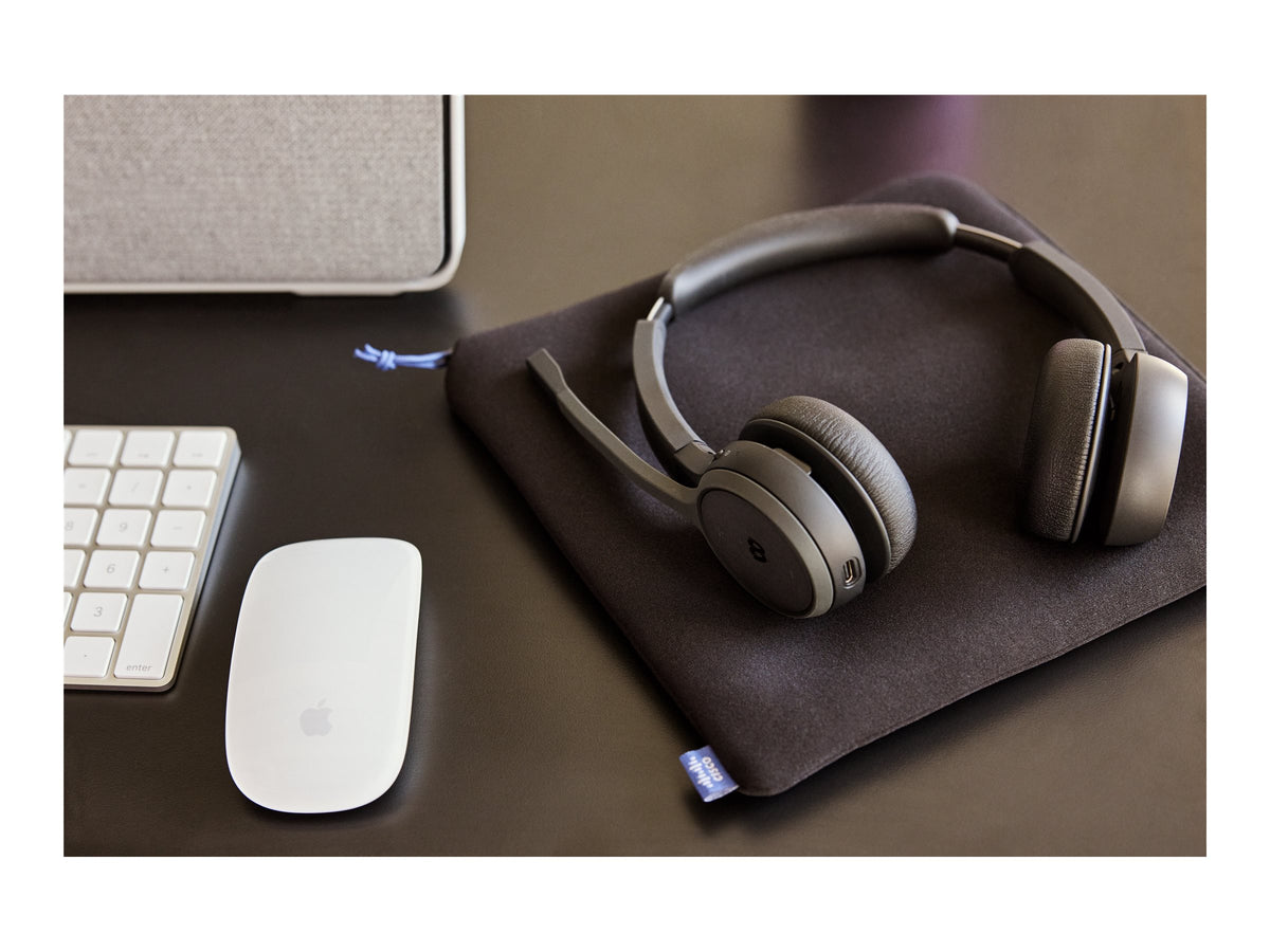 CISCO 721 Wireless Single On-ear Headset USB-A Bundle-Carbon Black