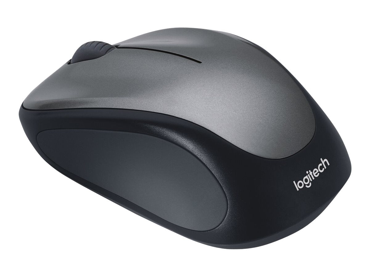 LOGITECH M235 Mouse right-handed optical wireless 2.4 GHz USB wireless receiver grey