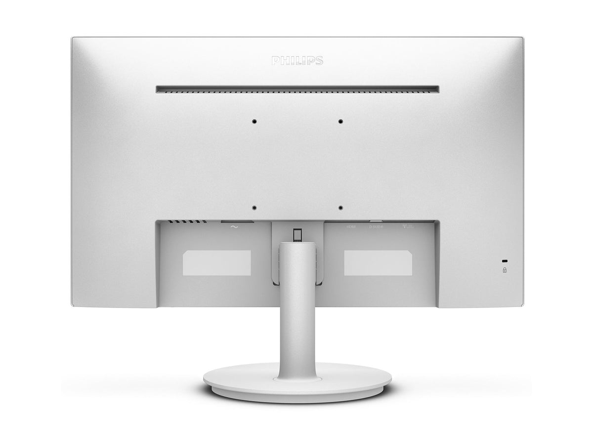 PHILIPS 241V8AW/00  Écran LED - 24" 1920 x 1080 Full HD (1080p) @ 75 Hz - IPS - 250 cd/m² - 1000:1 - 4 ms - HDMI, VGA - HP blanc