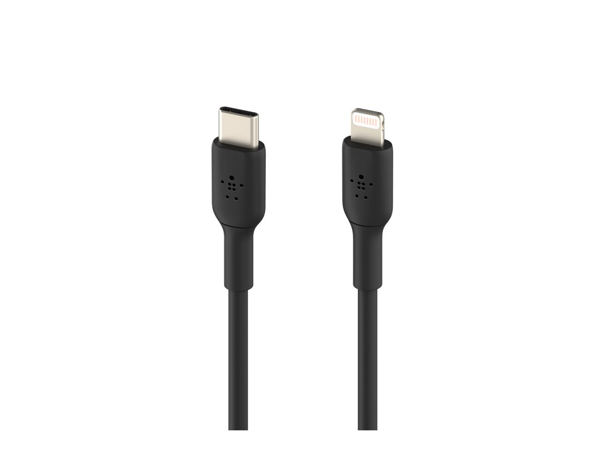 BELKIN BOOST CHARGE USB-C to Lightning Cable PVC 1M Black