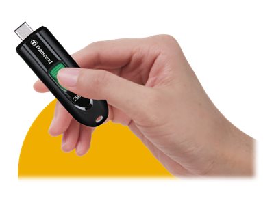 TRANSCEND 256Go USB 3.2 Pen Drive Type-C Capless Black
