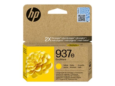 HP 937e EvoMore Yellow Original Ink Cartridge