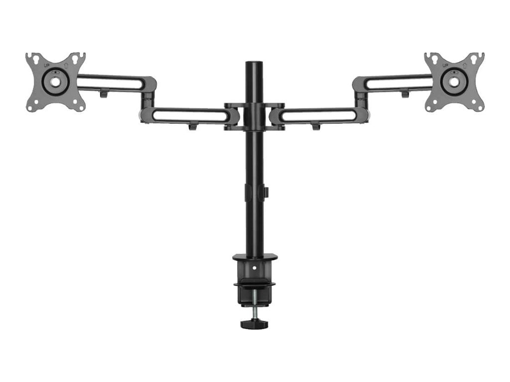 EATON TRIPPLITE Dual-Monitor Flex-Arm Desktop Clamp for 13p to 27p Displays