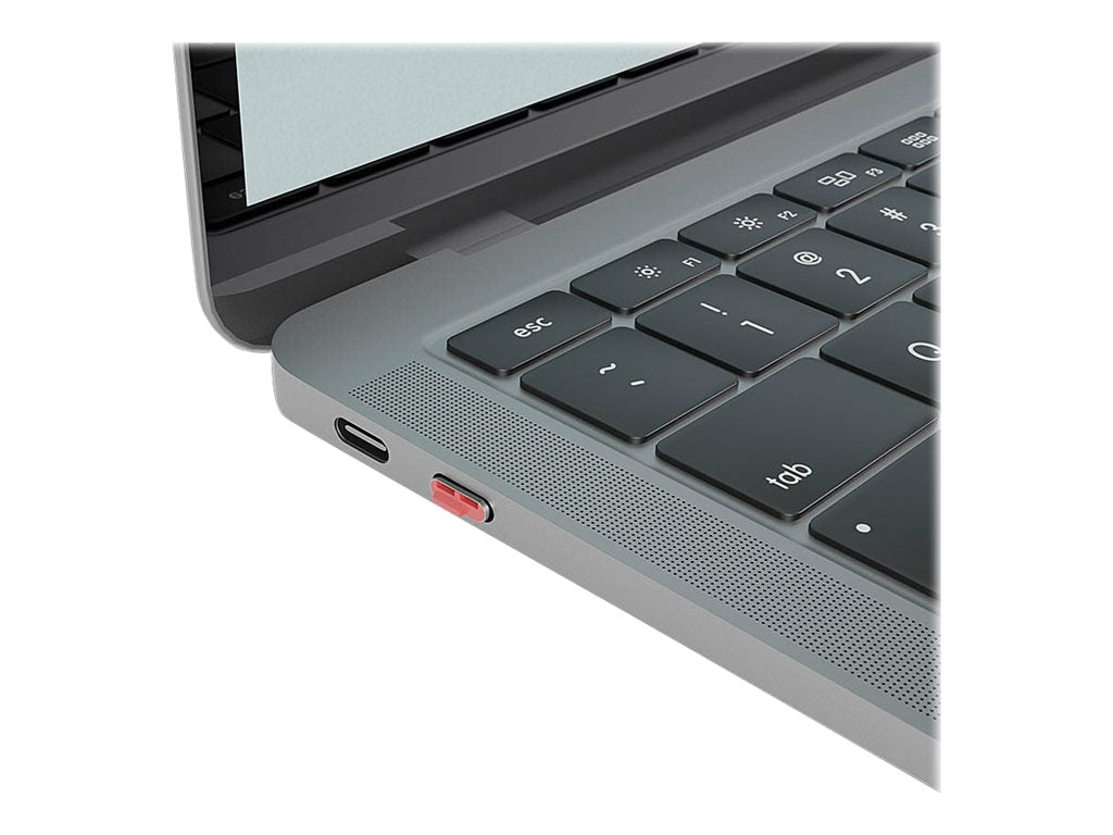 LINDY USB Type C Port Blocker Key - Pack of 4 Blockers Red