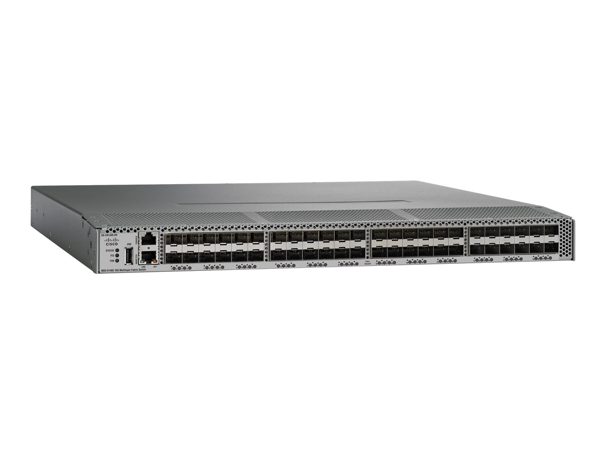 CISCO MDS9148S 16G FCSWITCH W/12ACTIVEPORT+8G SWSFP REMANUFACTURED