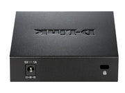 D-LINK 5-port 10/100Mbps Fast Ethernet Unmanaged Switch - Metal Housing
