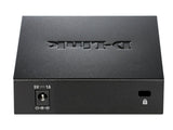 D-LINK 5-port 10/100Mbps Fast Ethernet Unmanaged Switch - Metal Housing