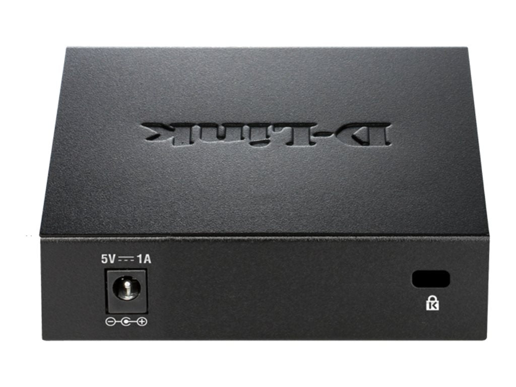D-LINK 5-port 10/100Mbps Fast Ethernet Unmanaged Switch - Metal Housing