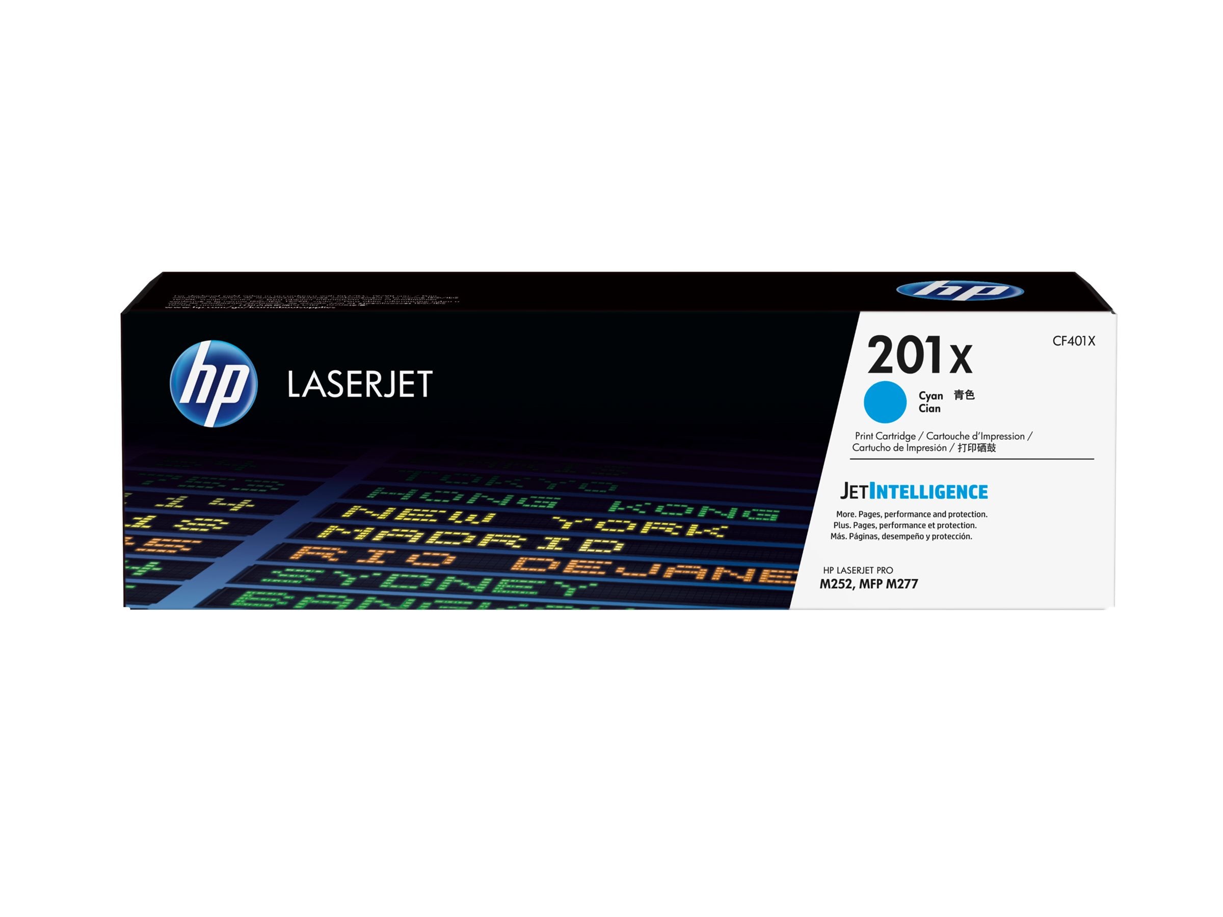 HP 201X original Toner cartridge CF401X cyan 2.300 pages high capacity