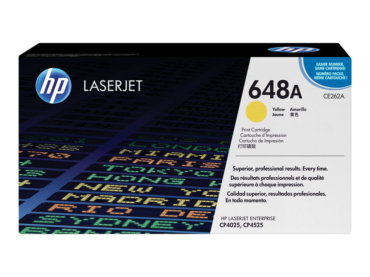 HP 648A original Color LaserJet Toner cartridge CE262A yellow standard capacity 11.000 pages 1-pack
