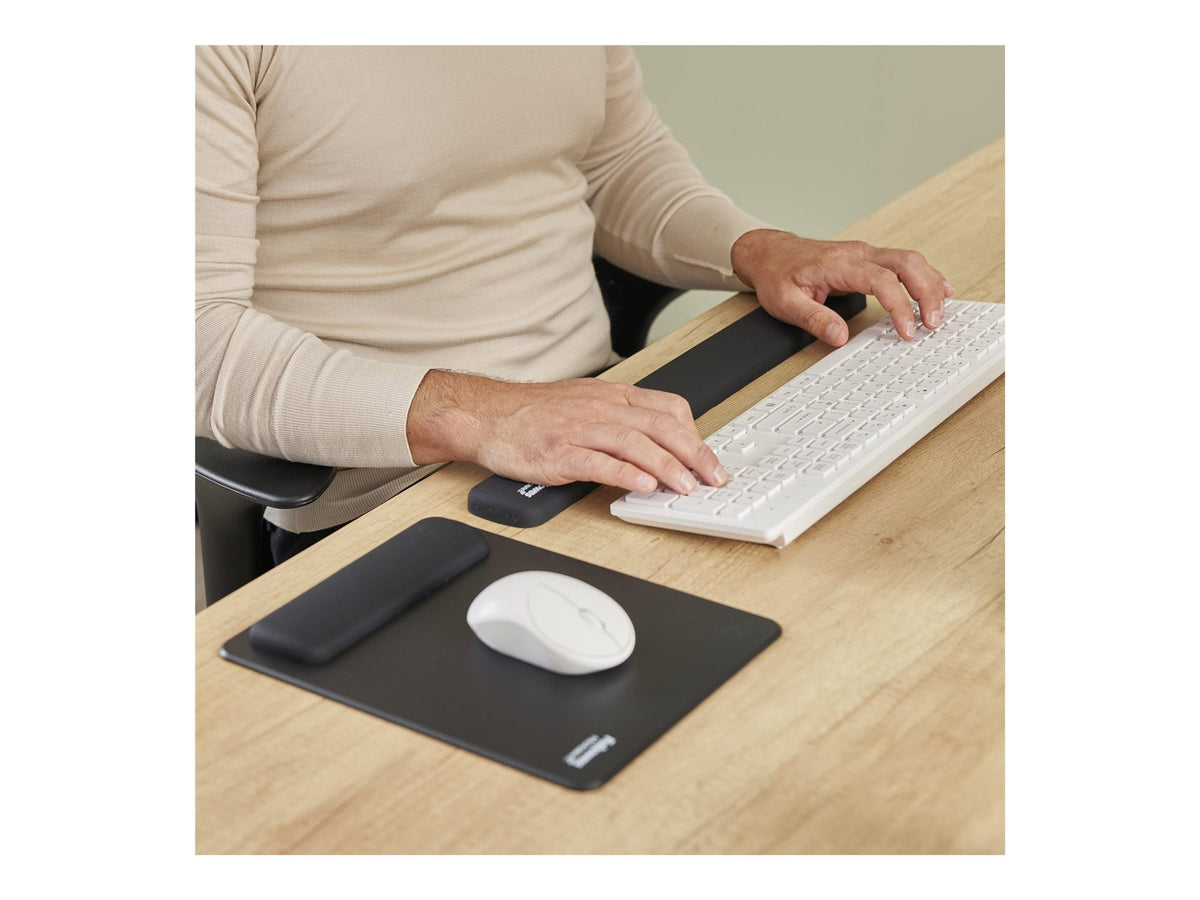 FELLOWES Tapis souris repose-poignets XL Breyta Noir
