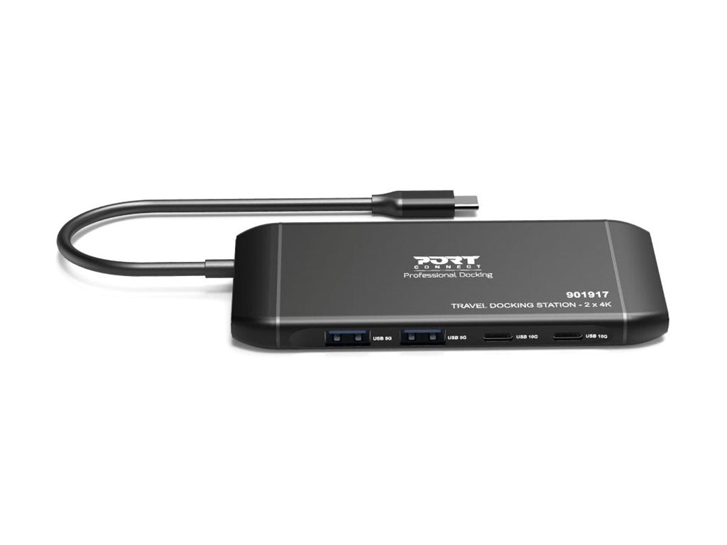 PORT DESIGNS Docking Type C Travel 2x 4K PD 100W HDMI x2