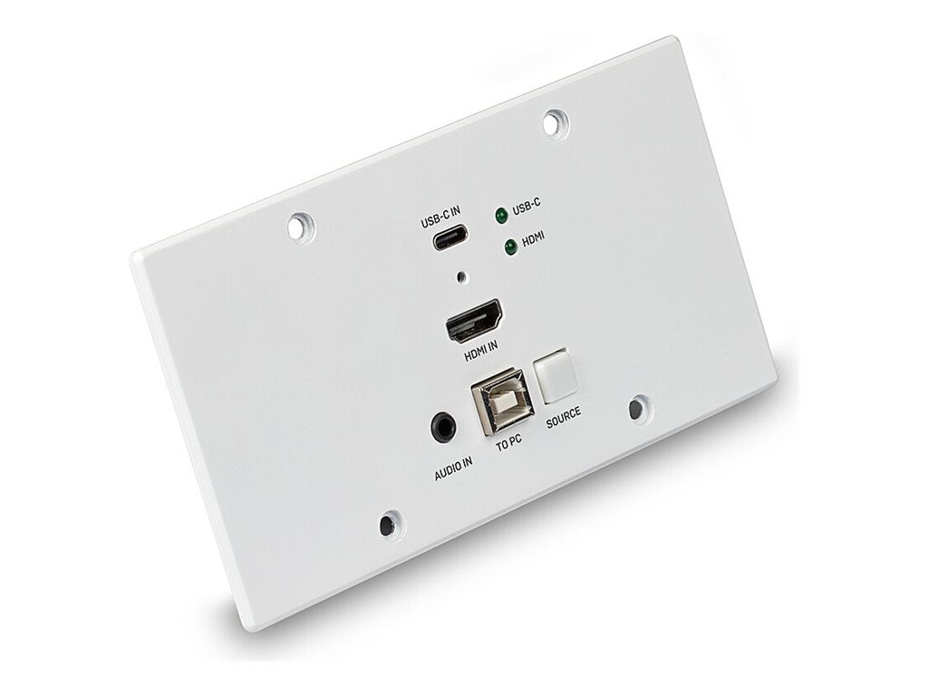 LINDY 150m HDMI and TypeC HDBT EU WallPlate KVM Extender