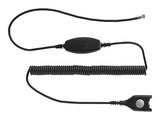 EPOS Bottom cable: EasyDisconnect to Modular Plug Coiled cable code 01 To be used for direct connection to some phone