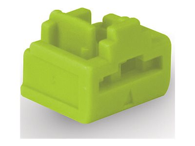 LINDY RJ45 Port Locks GREEN 20pcs.