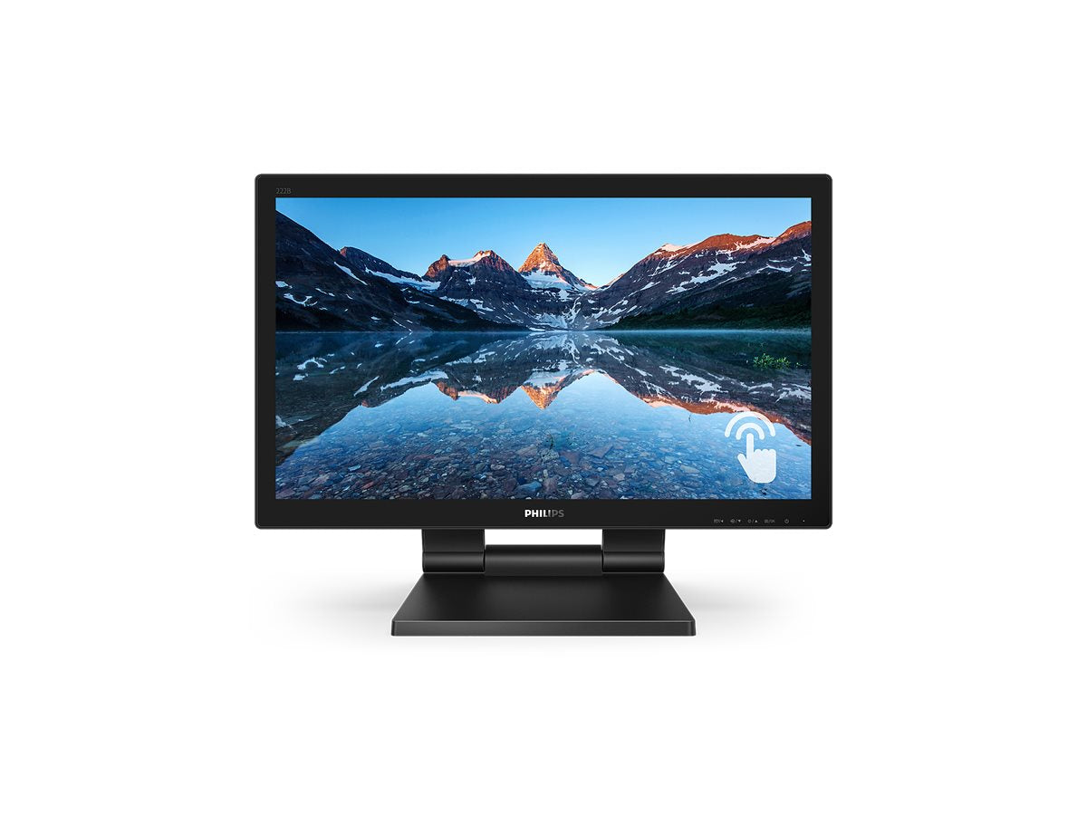 PHILIPS 222B9TA 21.5p FHD Touch 16:9 VA 60Hz HAS 184 D-SUB DVI HDMI 1.4 DP 1.2
