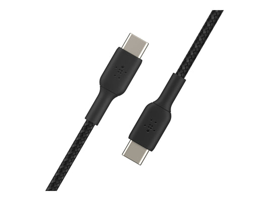 BELKIN BOOST CHARGE USB-C to USB-C 2.0 Cable Braided 1M Black