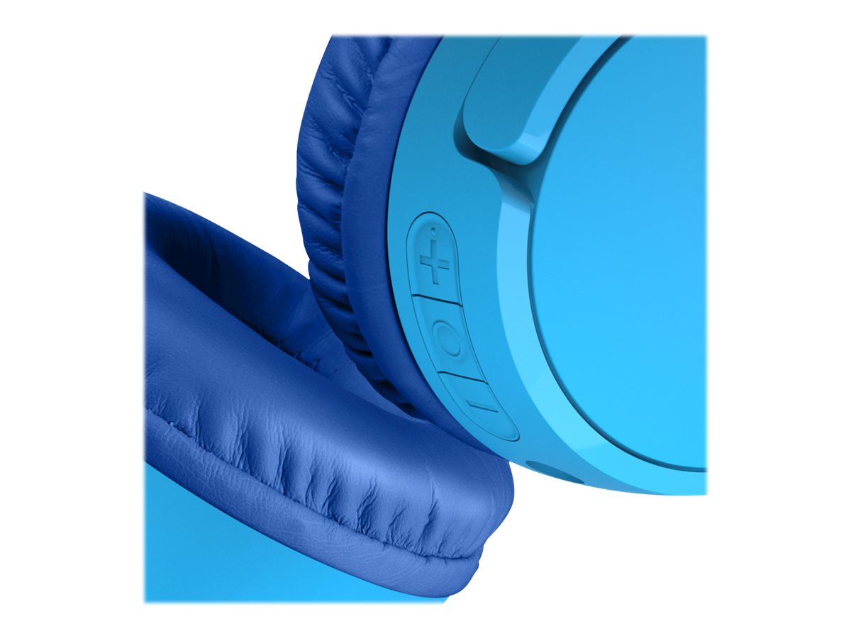BELKIN SoundForm Mini Wired On-Ear Headphones USB-C & 3.5mm Blue