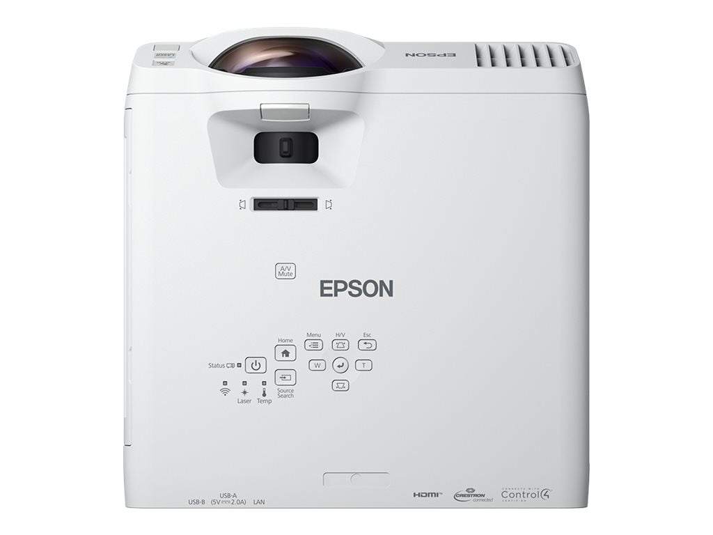 EPSON EB-L210SW Projecteur Laser courte focal, 4000lm , WXG 0,48 – 0,65:1, 16:10, VGA x2 , HDMI x2, RS-232C, Miracast ,Wi-fi