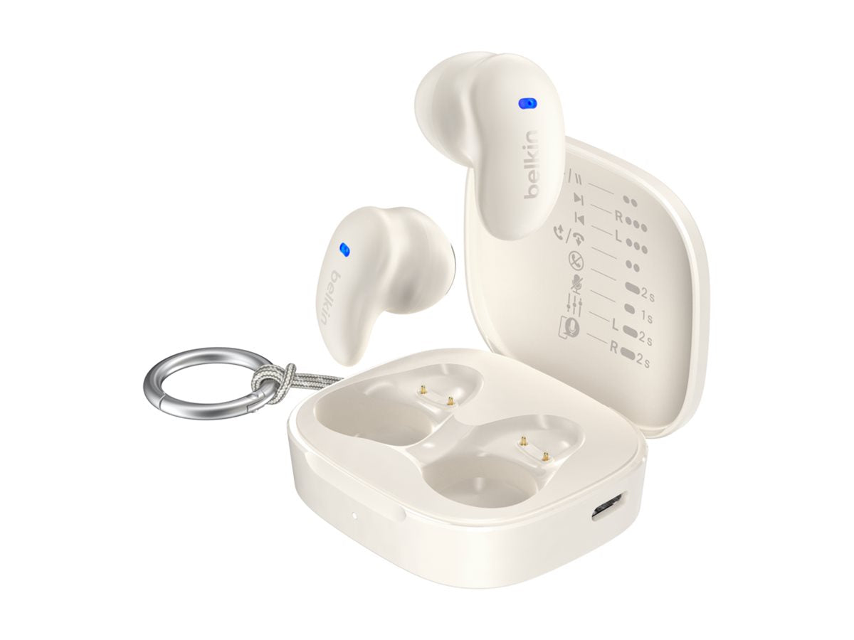 BELKIN SoundForm Anywhere True Wireless Earbuds Cream