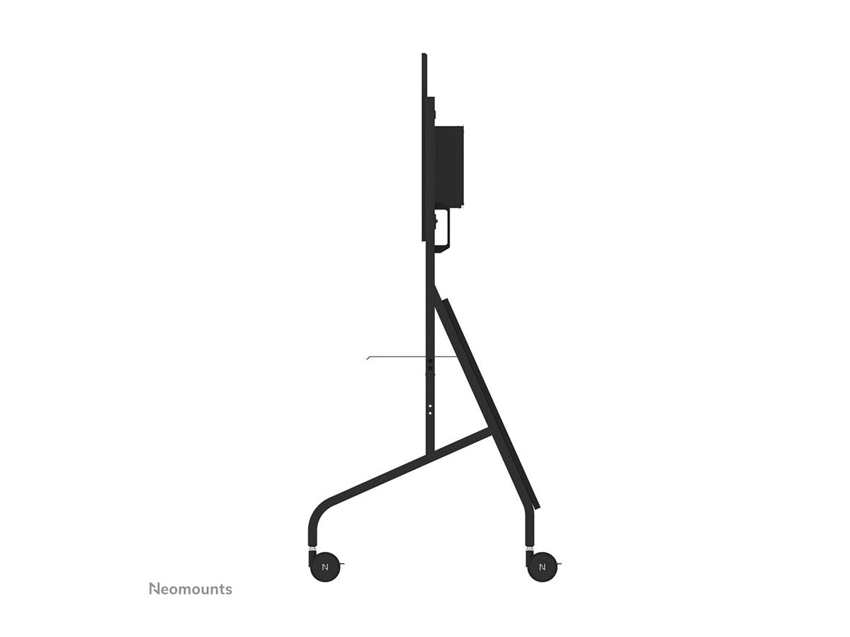NEOMOUNTS FL50-575BL1 Support au sol mobile pour écran 65-110p - étagère multimédia incluse - installation rapide - TÌV