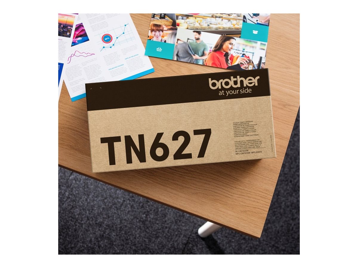BROTHER TN-627BK UHY Black Toner Cartridge 10K