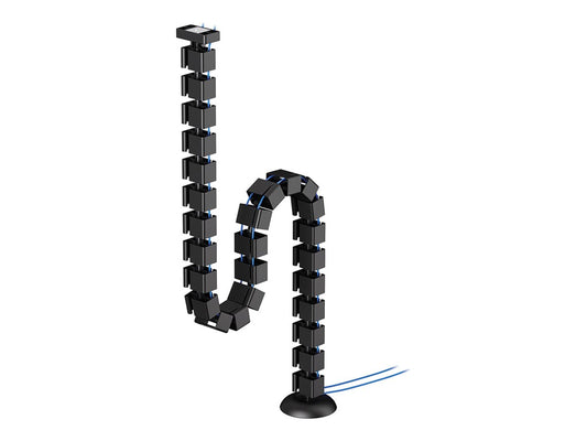 NEOMOUNTS Cable Spine Organizer for sit/stand desk frames magnet mounted black