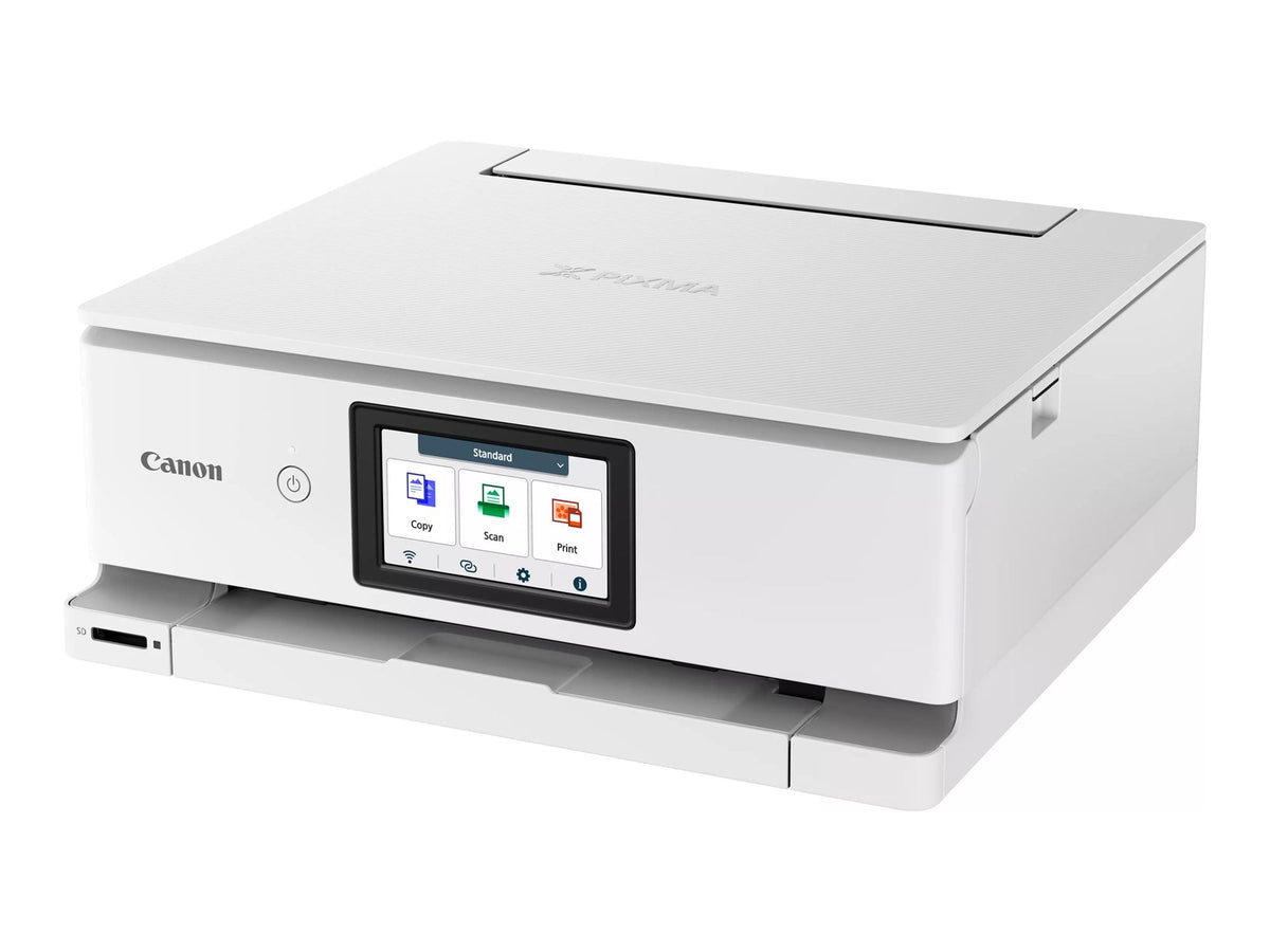 CANON PIXMA TS8751 MFP colour ink-jet A4 15 ipm print 200 sheets USB 2.0 Wi-Fi white