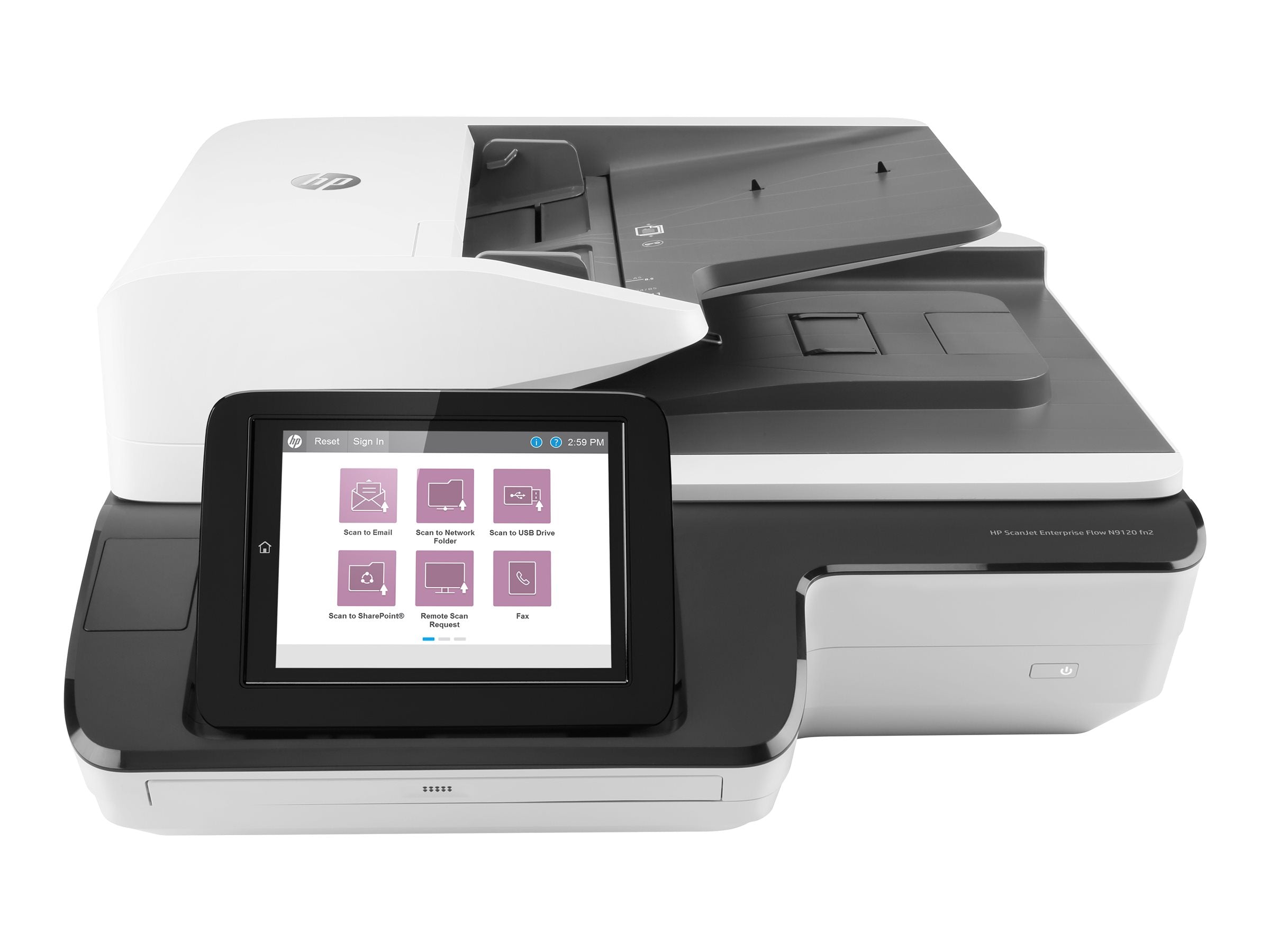 HP ScanJet Enterprise Flow N9120 fn2 Document scanner CIS Duplex 297x864mm 600dpix600dpi 120ppm ADF 200sheets 20000scans USB LAN