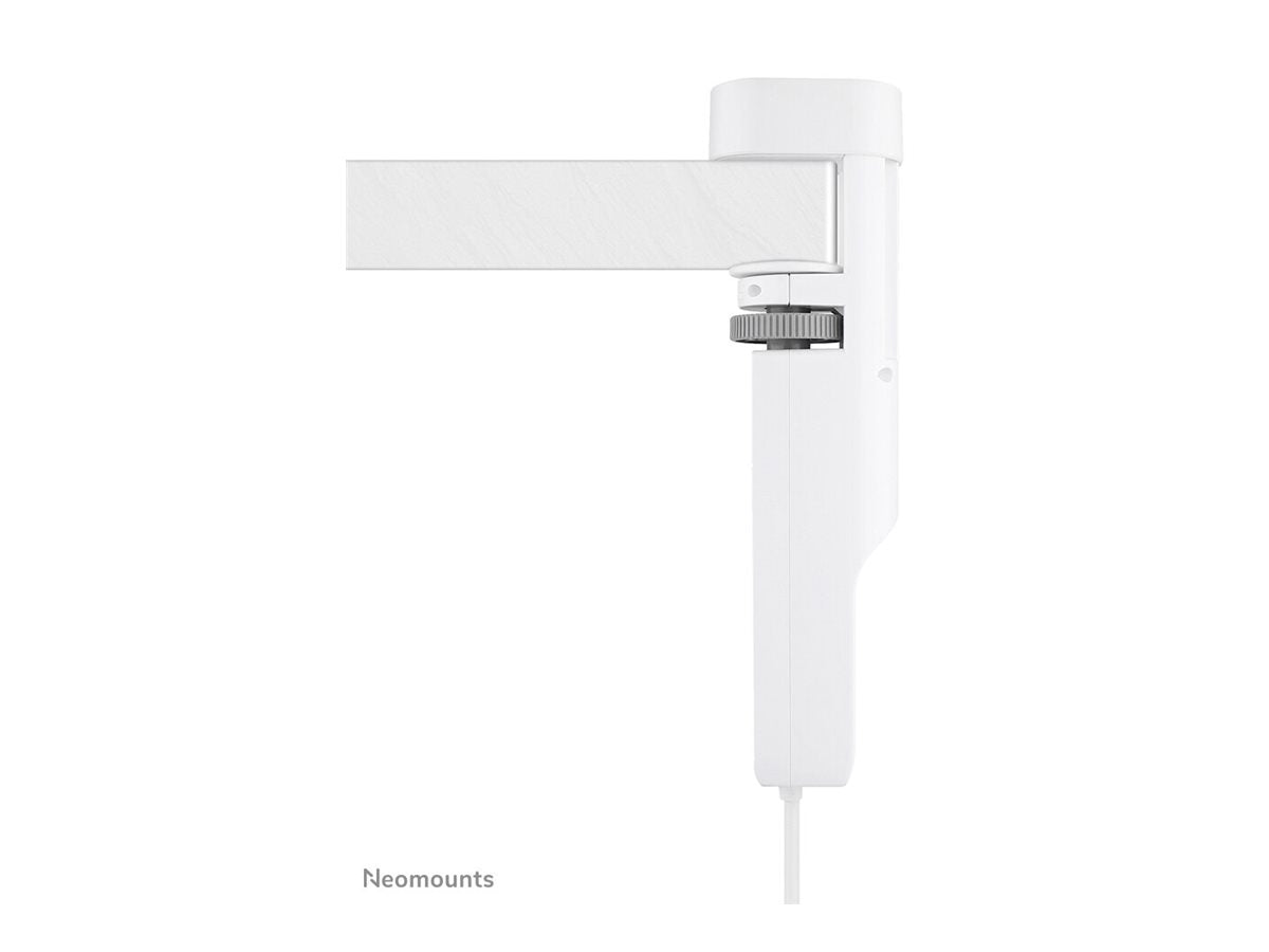 NEOMOUNTS VOLT Desk Clamp socket with Quick-charge USB Ports clamp 0-50mm 3x type-F 230V 1x USB-A 18W 2x USB-C 20W
