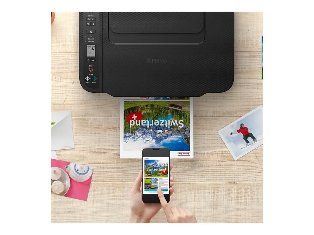 CANON PIXMA TS3750i MFP colour inkjet Legal 216x356mm A4 7.7ipm Print 60sheets Wi-Fi USB Black