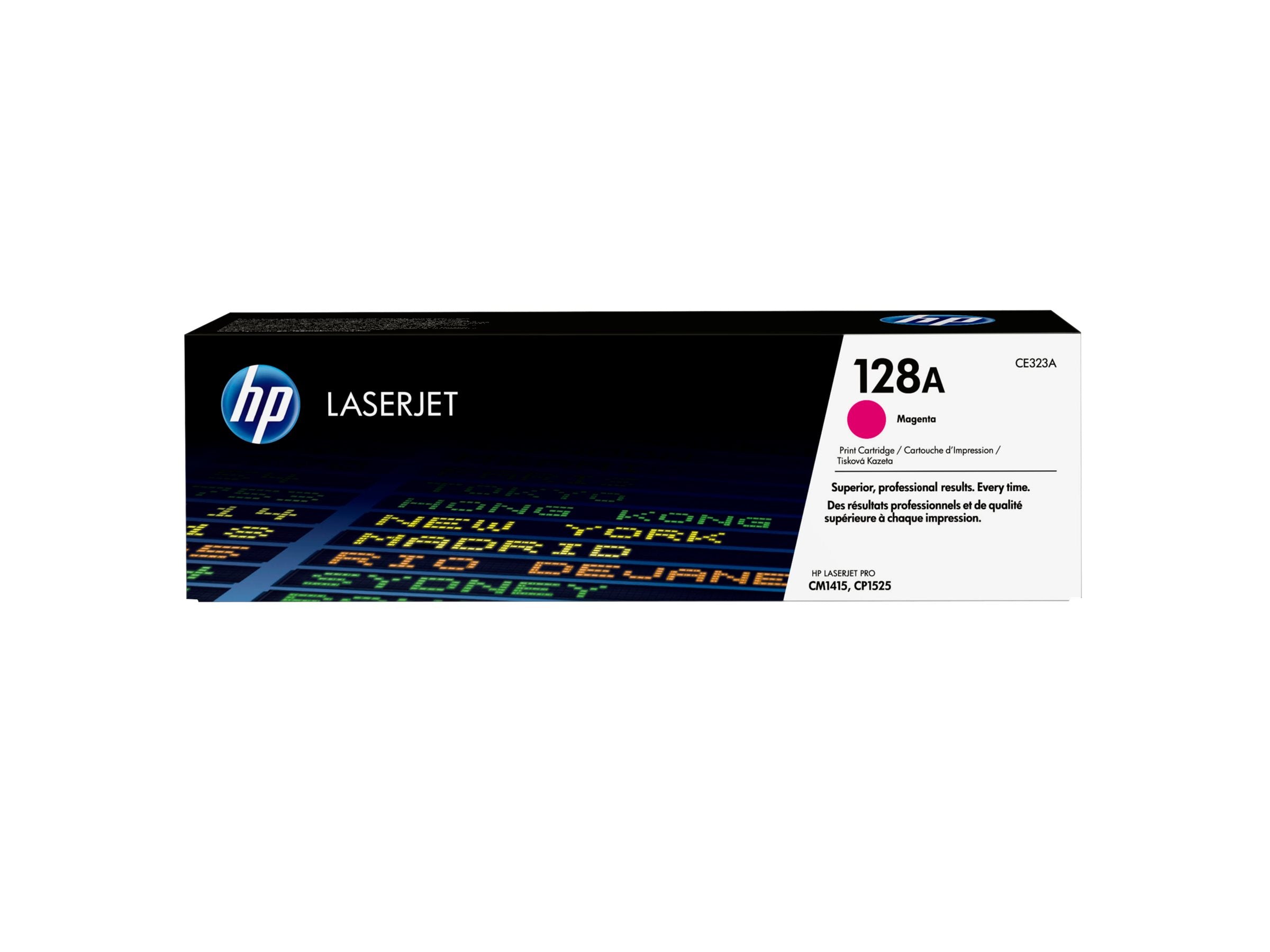 HP 128A original LaserJet Toner cartridge CE323A magenta standard capacity 1.300 pages 1-pack