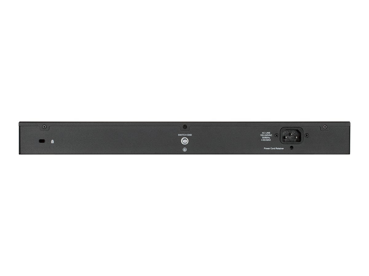 D-LINK 26-Port Layer2 PoE+ Gigabit Smart Managed Switch 24x 10/100/1000Mbps TP RJ-45 PoE Port 802.3at Power-over-Ethernet