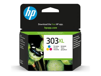 HP 303XL High Yield Tri-color Original Ink Cartridge